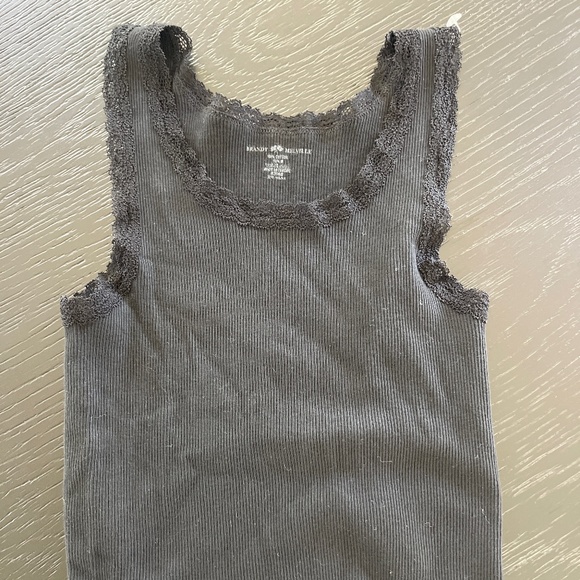 Brandy Melville Tops - Brandy Melville Back Tank w Lace